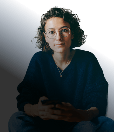 person with phone