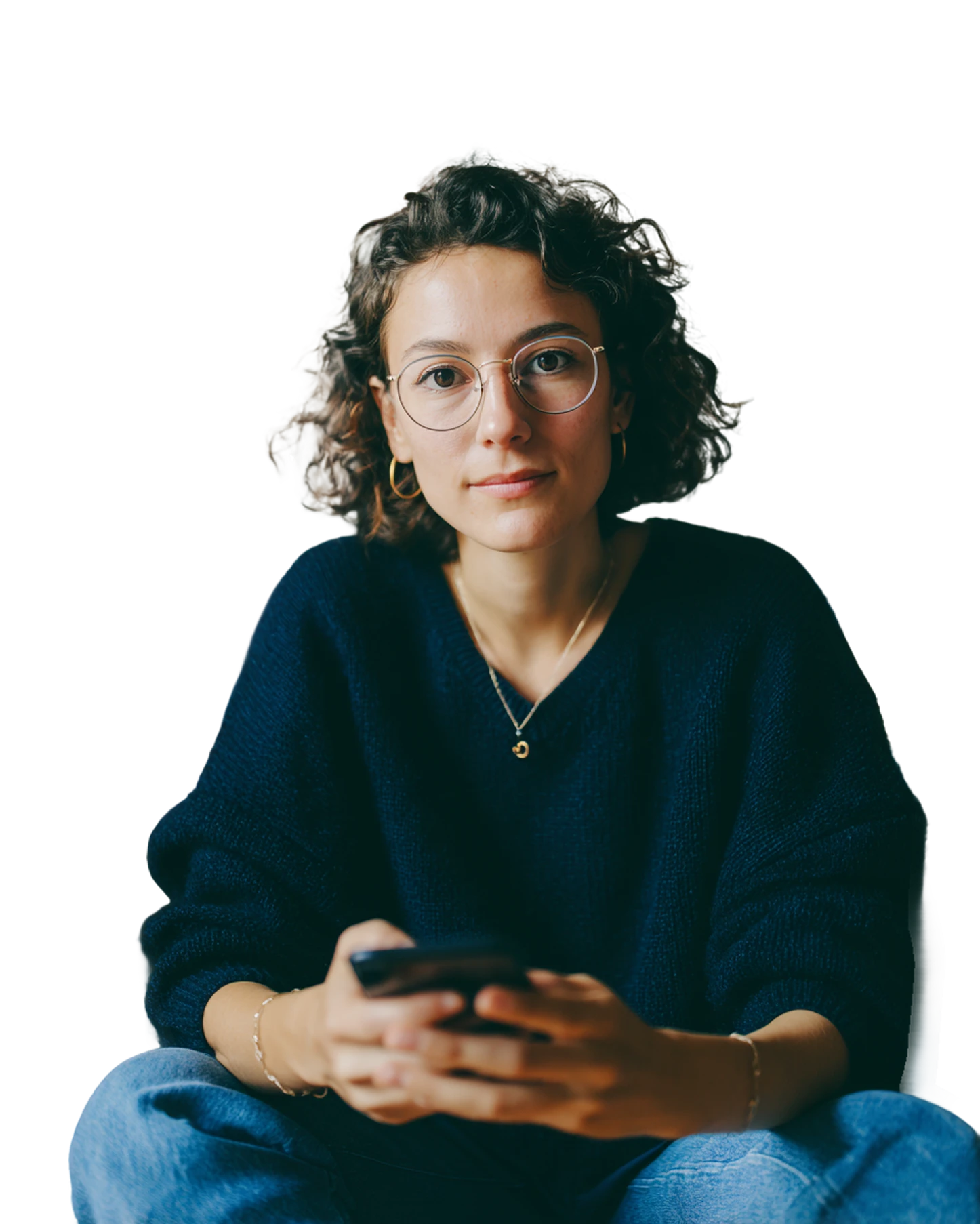 person with phone