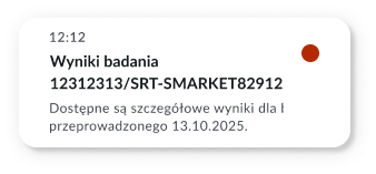 Dostawaj powiadomienia o wynikach