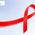 światowy dzień AIDS wstążka czerwona
