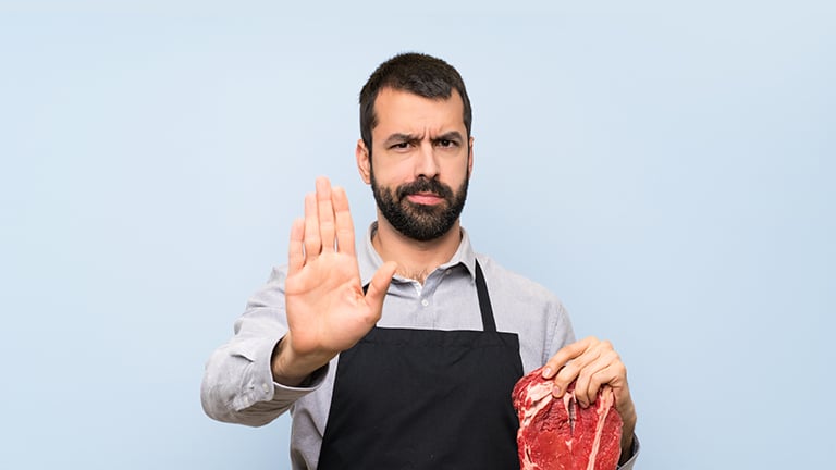 alergiczny mąka mięso