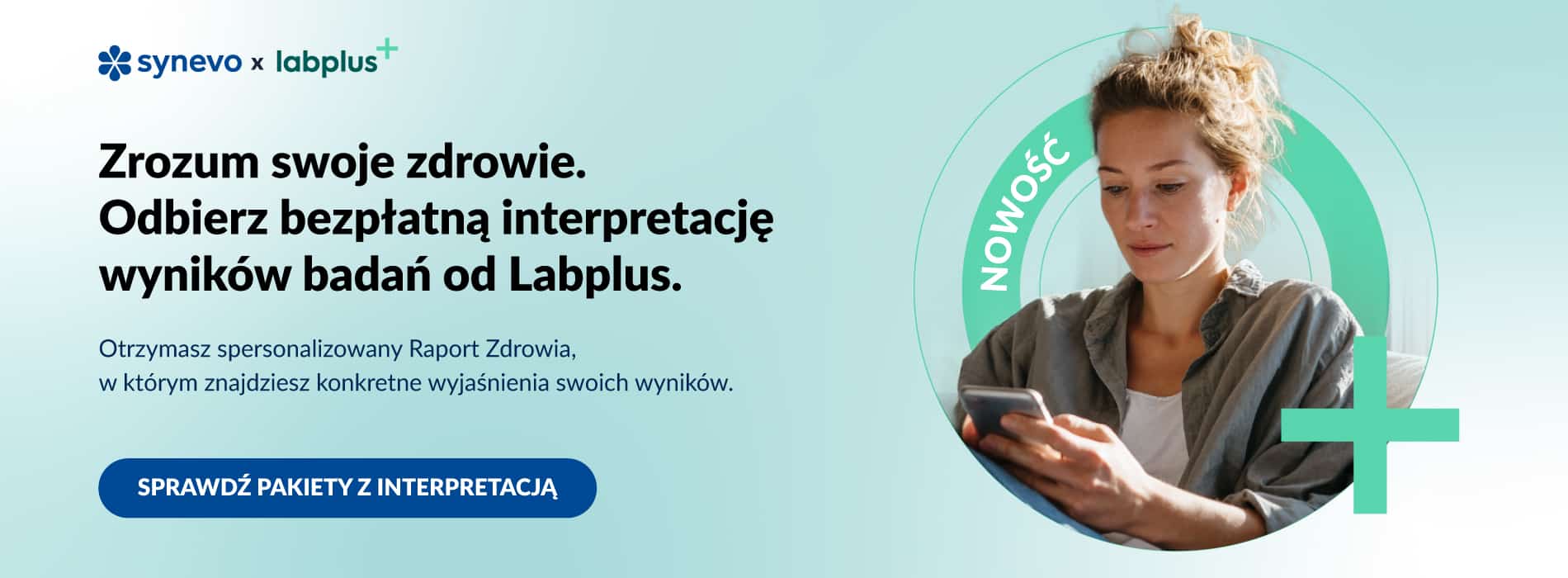 Bezpłatna interpretacja badań od Labplus już dostępna w Synevo