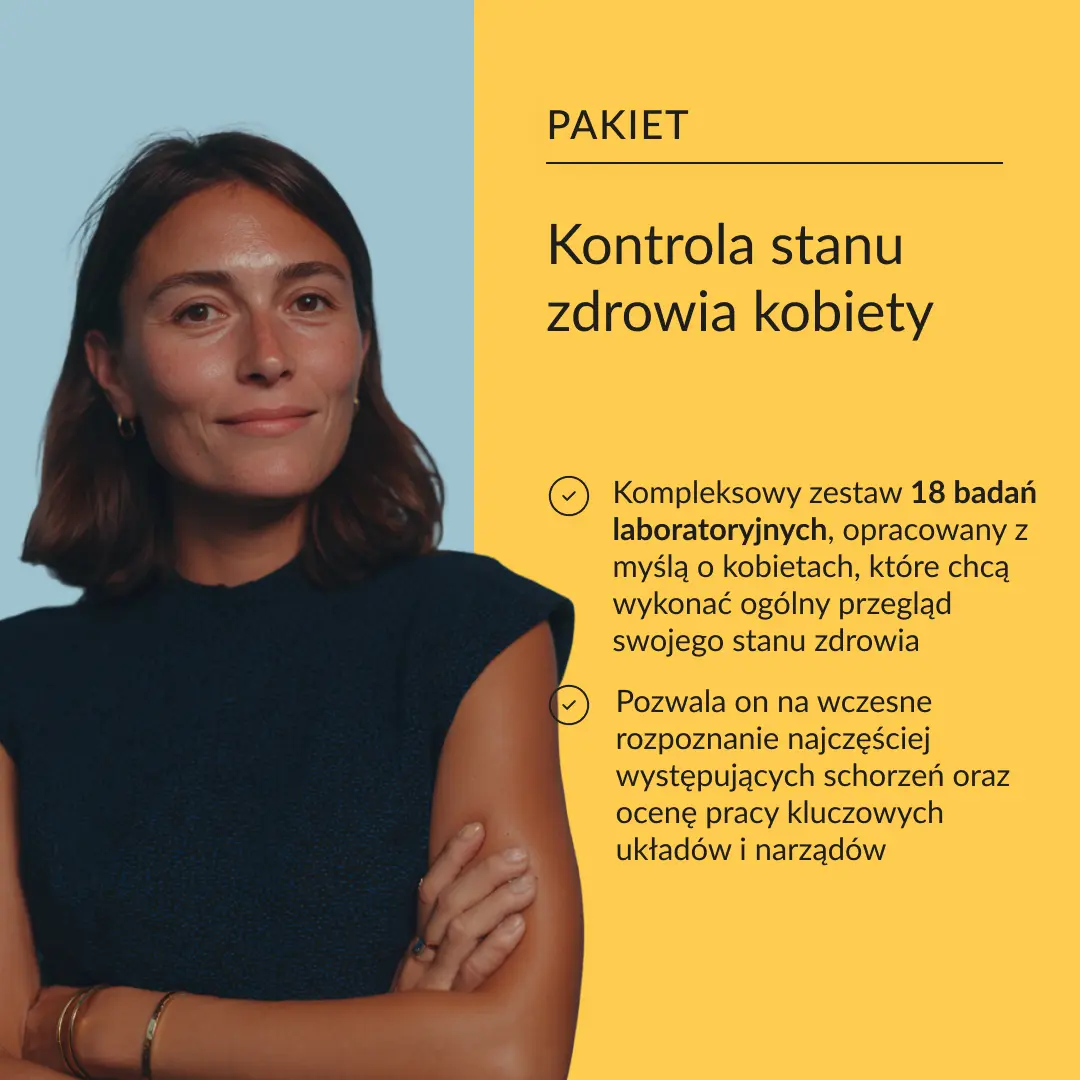 pakiet kontrola stanu zdrowia kobiety