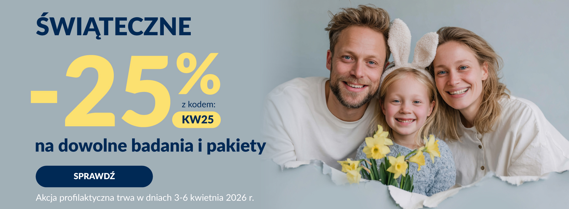 2026 04 03 Synevo FLASH SALE 25 WIELKANOC descop 1900x700