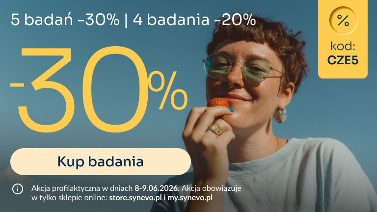 do -30% na badania i pakiety